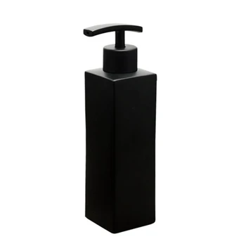 Paslanmaz Çelik Siyah Sıvı Sabunluk, Sabunluklar, Mutfak ve Banyo için, 350 ML