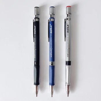 3 Adet Plastik Ve Metal Kurşun Tutucu Mekanik Taslak Kalem Çizim 2.0 mm Kurşun Kalemler 2B Çizim Kroki Muayene Yedek Kırtasiye