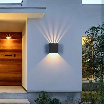 Açık ve kapalı duvar lambası uygun Modern sundurma ışık bahçe bitmiş oda avlu Garaj odası dekorasyon ışıklandırma lambası