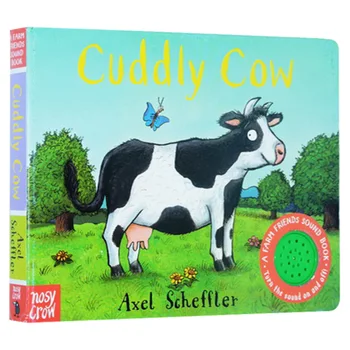 Sevimli İnek A Farm Friends Sesli Kitap, Axel Scheffler, 1 2 3 Yaş Bebek Çocuk kitapları, İngilizce resimli kitap, 9780763693251