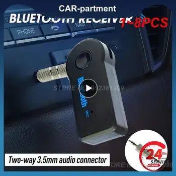 1~8 ADET Kablosuz bluetooth Alıcısı Adaptörü 4.1 Stereo 3.5 mm Jack Araba Müzik Ses Aux Kulaklık Alıcı Kulaklık İçin