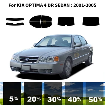 Önceden kesilmiş nanoceramics araba UV Pencere Tonu Kiti Otomotiv Cam Filmi KİA OPTİMA İçin 4 DR SEDAN 2001-2005