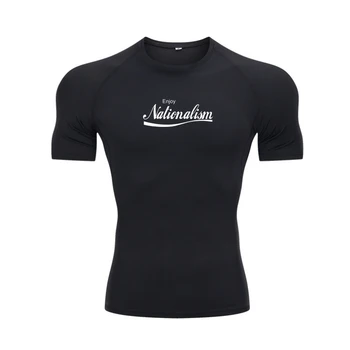 Milliyetçiliğin tadını çıkarın Milliyetçi T-Shirt Yeni Tasarım Erkekler Üst T - Shirt Spor Üstleri Gömlek Pamuk Grubu