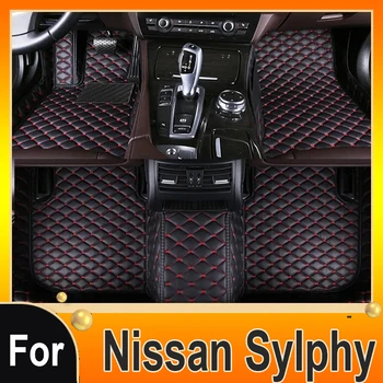 Nissan Sylphy İçin araba Paspaslar 2019 2018 2017 2016 2015 2014 2013 2012 2011 2010 2009 2008 2007 2006 Sentra B17 Aksesuarları