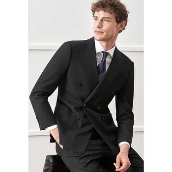 Lin3096 - Takım elbise erkek italyan iş rahat