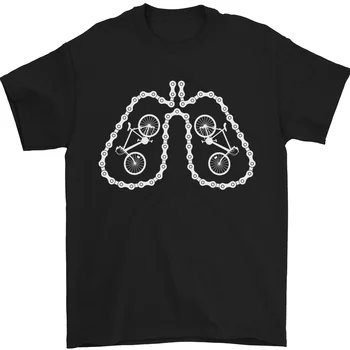 Akciğerler Bisikletçiler Bisiklet Komik Bisiklet T-Shirt %100 % Pamuk