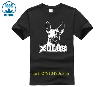 Yaz moda tişört Xolos Tijuana Meksika Camiseta Futbol Xoloitzcuintles Doğal Pamuk Baskılı üst kısa kollu tişört