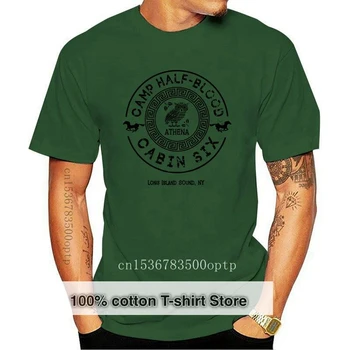 Yeni Percy Jackson Kamp Yarım Kan erkek beyaz tişört Giyim Rahat baskılı tişört Erkekler Yaz Kısa Kollu Açık T Shirt